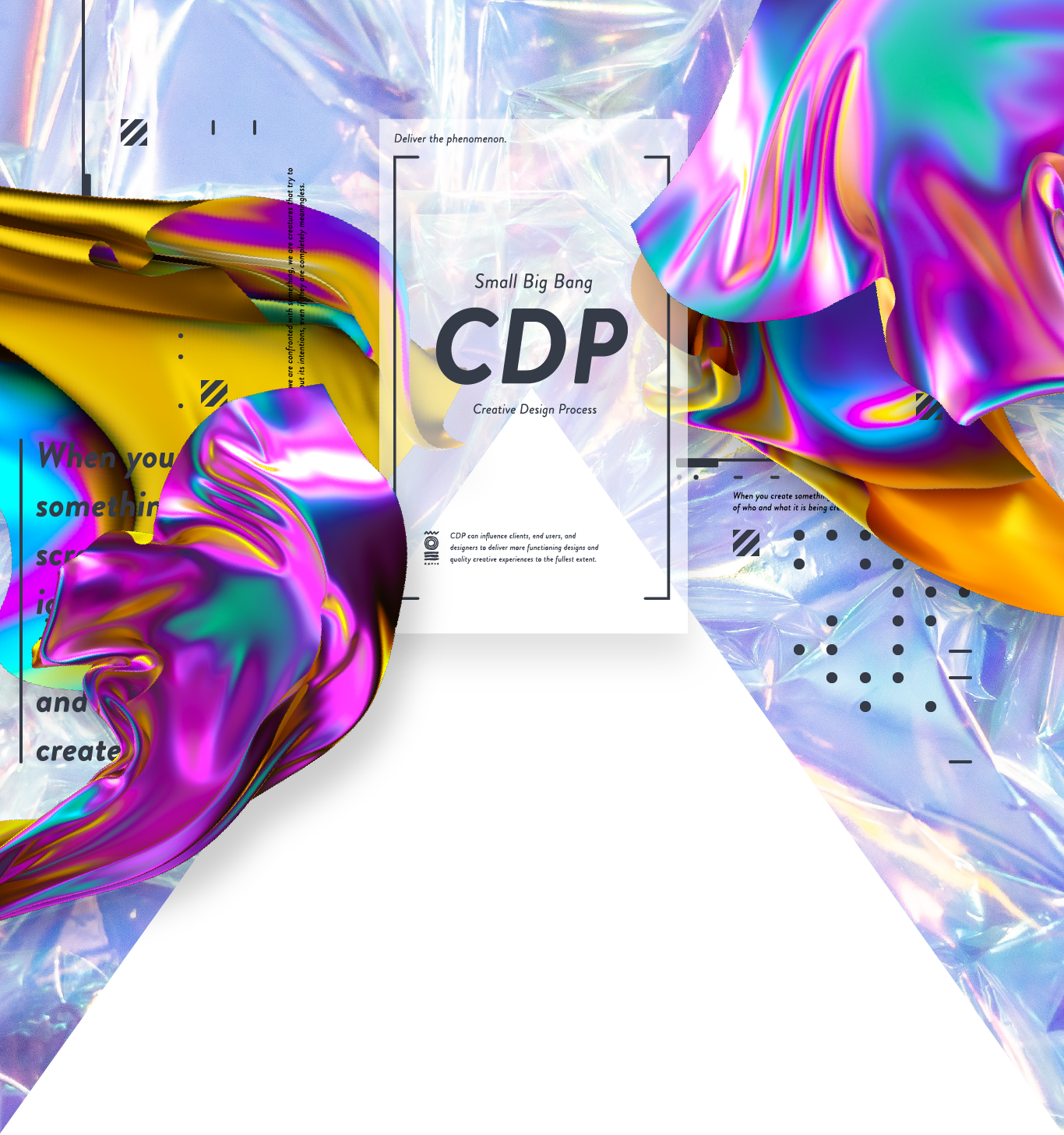Small Big Bang / CDP — Creative Design Process